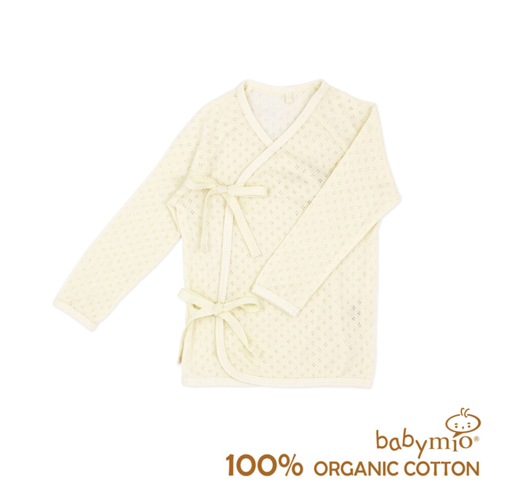 Babymio - Organic Cotton Collection - 100% Organic Cotton Jacquard Long Sleeve Belly Sweater