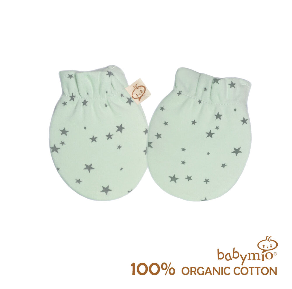 Babymio - Organic Cotton Series - 100% organic cotton baby gloves