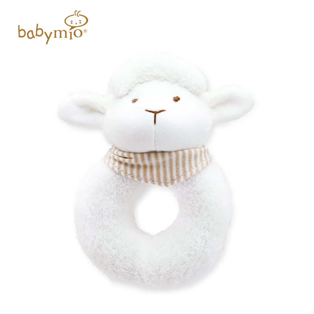 Babymio – 100％Organic Cotton Little Sheep Rattle