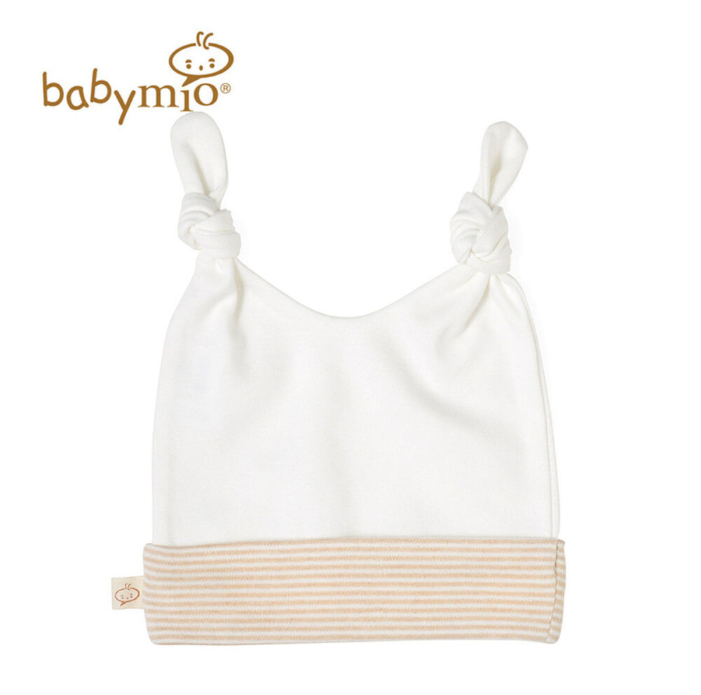 Babymio – 100％Organic Cotton – 100%Organic Cotton 2 Way Knotted Baby Hat